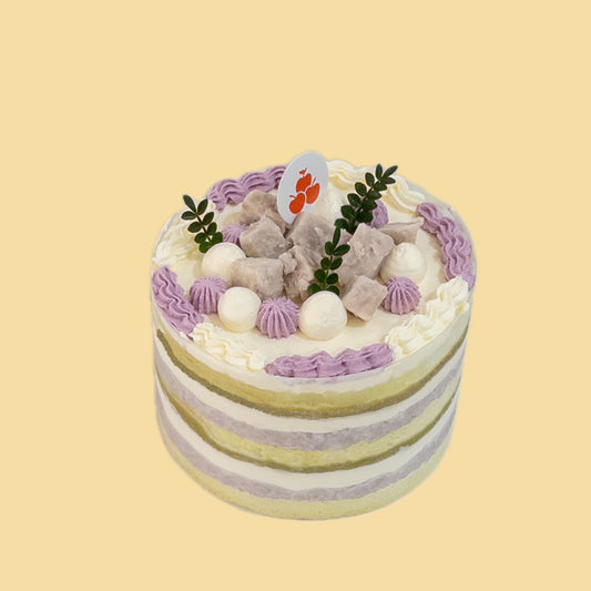 Pandan Taro Kaya Cake