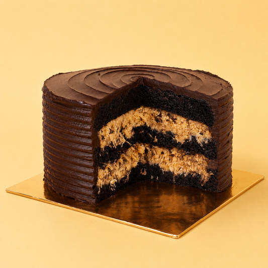 Chocolate Coconut Nuts Cake
