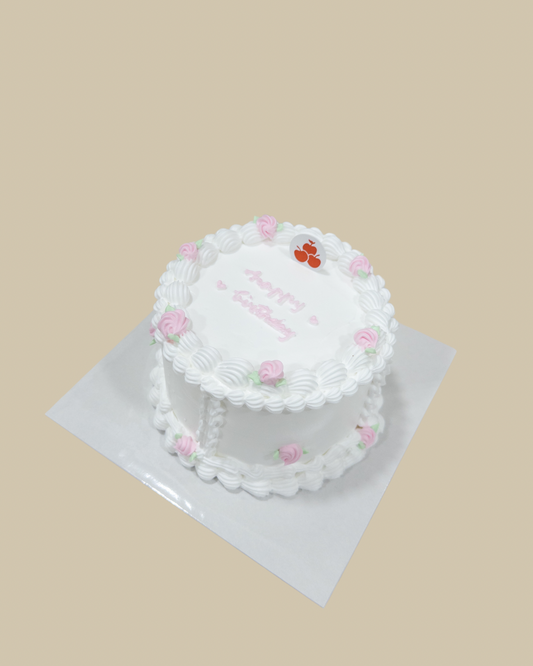 Pink Rose / Vintage Cake