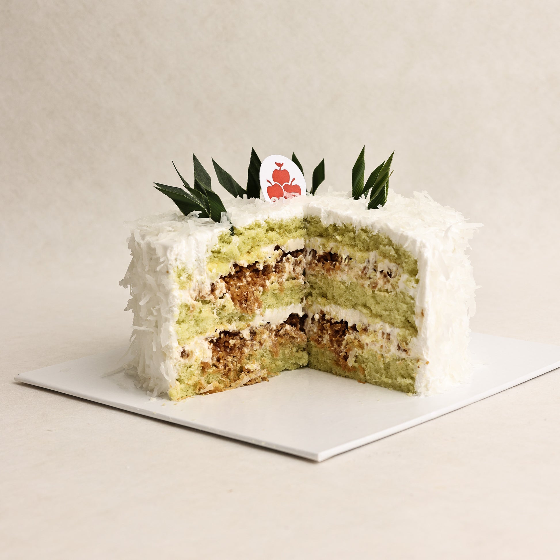 Pandan Ondeh-Ondeh Cake