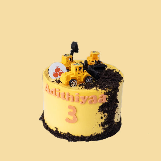 Construction Theme Cake