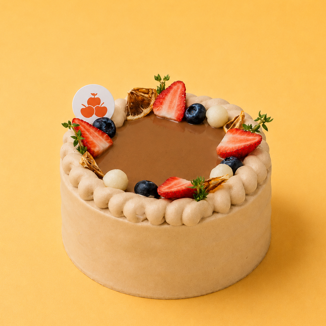 Earl Grey Longan Cake