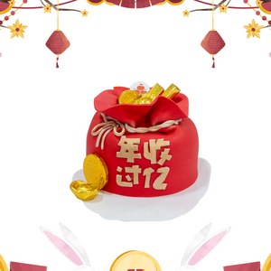 [CNY] Lucky Money Bucket Bag Cake